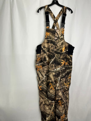 Gamehide Hush Hide Camo Insulated Waterproof Hunting Bibs Size Medium