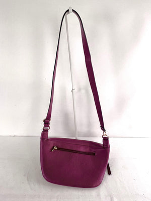 Poppy & Peonies Large Sidekick Sling Bag Belt Bag Berry