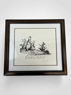 Marc Davis 8 Rules of Golf Suite - In Deep Rough - Serigraph Print - 251/300