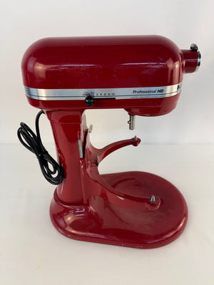 Red KitchenAid Professional HD Stand Mixer Lift No Bowl/Attachments (Works)