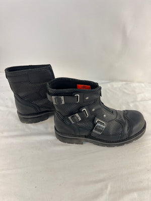 Harley-Davidson Shift Mens 11.5M Black Leather Buckle Motorcycle Boots D93389