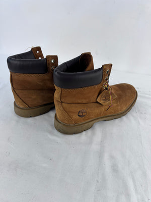 Men's Timberland Classic 6-Inch Waterproof Boot Size 10.5M Wheat Brown