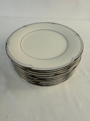 Set of 10 VTG Noritake Sterling Cove 7720 Salad Plates 8.25" Fine China Japan
