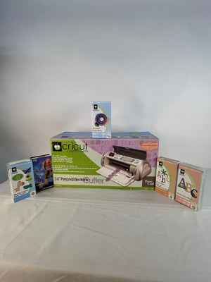 Cricut Expression 24" Personal Electronic Cutter Machine Bundle & 5 Cartridges