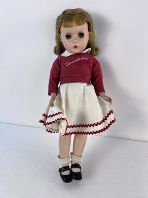 Vintage Madame Alexander 14" Annabelle Doll All Original