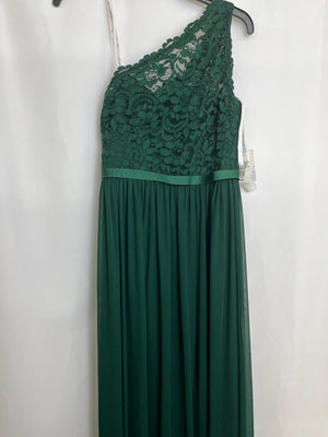 Celebrate DB Studio by David's Bridal Juniper One Shoulder Lace Aline Gown 0 NWT