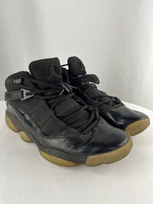 Nike Air Jordan 6 Rings Black Ice Basketball Sneakers Men's 12