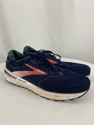 Brooks Beast 20 Running Shoes Navy & Red Men's 13