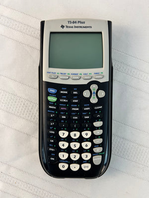 Texas Instruments TI-84 Plus Handheld Graphing Calculator Black Gray - UNTESTED