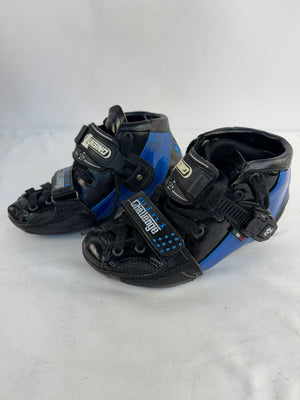 Luigino Mini Challenge Adjustable Kids Inline Speed Skate Boots Only Size 2-5