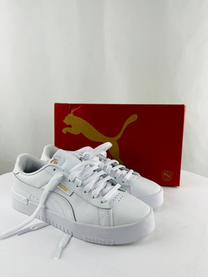 Puma Court White Lace Up Casual Sneakers with Box | 403456 300