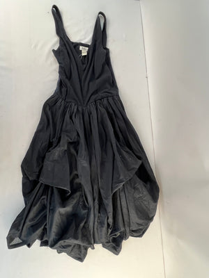 Vintage Neiman Marcus Layered Party Dress Spaghetti Straps Black NWT Size Large