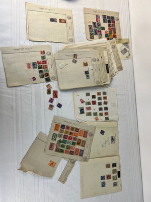 Misc. Lot of Vintage & Antique World Stamp European Postage Collection Uncounted